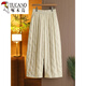 Woodpecker (TUCANO) official fashion loose cold-proof cotton pants for women 2026 new winter white elastic waist thickened warm down pants white XL suitable for 115-130 Jin Jin is equal to 0.5 kg