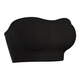 LISM non-slip wire-free bra wrap plus fat enlarged invisible strapless one-line bandeau black S