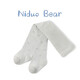 Nido Bear children's pantyhose summer baby stockings baby pantyhose outer wear white summer thin SL120 silver gray 1 pair 1-2 years old (applicable to height 80-90)