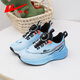Pull back children's sports shoes 2026 spring new boys' swivel buckle-free lace-up breathable lightweight soft-soled running shoes WZ-C563N blue (mesh) 31 inner length 19.6cm/suitable for foot length 18.6