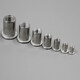 Yizhili rivet nut flat head cylindrical rivet nut knurled rivet stainless steel 304 rivet pull cap nut stainless steel M12 (20 pieces)