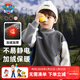 Paw Paw Team Li Dagong Boys' Polar Fleece Sweatshirt Autumn and Winter Children's Fleece Sweatshirt Thickened Top Dark Gray 110cm