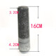 Tuojin German quality kitchen supplies stone mortar household new garlic mortar handle old style grinding rod stone stone hammer old style length-15*big head 4.2*small head 3.2CM