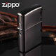 Zippo leichter echtes Originalwindproof 24756 Schwarzes Eisschwarz Xuan Markenzeichen Original US 24756 TC9901BM