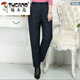 Woodpecker (TUCANO) middle-aged and elderly women's high-waisted down pants thickened and fattened duck down pants warm slim cotton pants slimming women's official flagship black cyan L recommended 102-120 Jin Jin equals 0.5 kg