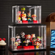 Yusenyi RMAX blind box storage display acrylic transparent bubble Matt doll display box labubu figure dust-proof cabinet Roman column large transparent figure box 1 free 10 building blocks