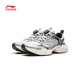 Li Ning Children's Shoes Children's Sports Shoes for Men and Women Big Children Noah Reflective Soft Rebound Casual Shoes YKCW090 Silver/Standard White/Black-1 33