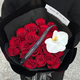 Laiji Flower Express Rose Gift Box Bouquet Confessing Love to Girlfriend Birthday Gift Nationwide Delivery 19 Red Rose Bouquet - Phalaenopsis Style