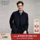 EMZ Ordos 100% sheep wool men's mid-length woolen coat lapel style simple business casual