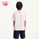 NEW BALANCE cool children's clothing for boys and girls 26 summer simple printed T-shirt ND7EG62013 blue 150