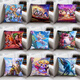 Jiuyao Genting Game Golden Shovel Battle Pillow LOL League of Legends Bedside Car Lumbar Cushion Sofa Living Room Cushion DAP20 40*40 cm (pillow core + pillow case)