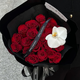Laiji Flower Express Rose Gift Box Bouquet Confessing Love to Girlfriend Birthday Gift Nationwide Delivery 19 Red Rose Bouquet - Phalaenopsis Style