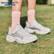 Skechers girls Velcro dad sneakers spring and summer new non-slip breathable and comfortable children's shoes 319093L