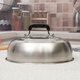Pupan stainless steel steamer lid, high lid household round wok lid, transparent arched pot lid, bakelite handle steamer lid, product selection instructions before purchasing