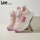 LEE KIDS children's shoes spring new children's running shoes boys fashion thick-soled sports dad shoes girls pink 32