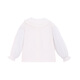 Royal Tong Yuan Girls Love Embroidered Shirt Doll Collar Spring and Autumn Style Long Sleeve Top White 105