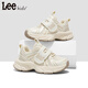 Lee Children's Shoes Spring New Children's Mesh Daddy Shoes Girls' Thick-soled Running Shoes for Boys and Girls Beige 26 Recommended Foot Length 157mm