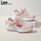 LEE KIDS children's shoes spring new children's running shoes boys fashion thick-soled sports dad shoes girls pink 32