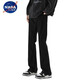 NASALIKEcleanfit jeans men's slim black autumn vibe American high street pants boys micro-flare trousers 9901 black suspended sales S [95-Jin[Jin equals 0.5 kg]]