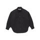 Acne Studios Men's Jacket Warm Windproof Cotton Long Sleeve Spring and Autumn Casual Jacket Simple Black One Size | EU-46