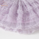 Banxidi girls dress spring 2026 new baby national style princess dress suit one-year-old dress children's mesh skirt purple 80