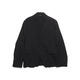 Acne Studios Men's Suit Warm Anti-Wrinkle Polyester Commuting Business Jacket Simple Black One Size | EU-52
