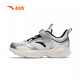 ANTA Children's Sports Shoes for Men and Older Children 2026 Spring and Autumn New Soft Sole Anti-Slip Shock Absorbing Breathable Youth Running Shoes Metallic Silver ~ Spring and Autumn Density Mesh Cool Debut 33 Foot Length 20.5cm