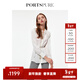 PORTSPURE women's spring and summer new long-sleeved shirt RT3B040EWD042 BRIGHT WHITE M