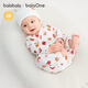 Bala Bala One Bala Bala Children's Clothing Newborn Baby One-piece Baby Clothes Yihayi Romper Suit Pure Cotton White Red Tone 00316 52cm