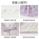 Banxidi girls dress spring 2026 new baby national style princess dress suit one-year-old dress children's mesh skirt purple 80