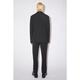 Acne Studios Men's Suit Warm Anti-Wrinkle Polyester Commuting Business Jacket Simple Black One Size | EU-52