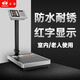 Zhizun (ZHIZUN) waterproof weighing electronic scale for business, commercial platform scale, stall scale, floor scale, 300kg kitchen electronic scale, aquatic seafood pricing scale, fruit express scale, red letter model 200kg 32*42, indoor use for the elderly