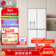 LG506 liter cross four-door automatic ice maker refrigerator air-cooled frost-free intelligent computer temperature control energy-saving flavor purification fresh-keeping variable temperature variable frequency compressor ultra-thin household large capacity new ice fun ice making series F544MEH62D essence white