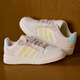 Adidas ENTRAP American campus style sports youthful retro basketball style sneakers for men and women Adidas milky white/orange pink/lotus root pink/blue green/yellow 37