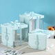 Translucent boxed box 6 inches 8 inches 10 inches 12 inches double layer heightening 50 sets transparent box customization translucent gradient 8 inches heightening 50 sets 26*26*31cm