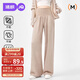 JOYNCLEON maternity pants for outer wear, autumn and winter wide-leg pants, belly-friendly casual pants, maternity wear, Oats L Jyk186430