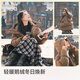 Meili City Tan Jianci's same style warm swan series puff short down jacket women's trendy casual style Korean version new 007 Berlin Blue S