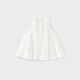 Tongtai (TONGTAI) baby girl dress spring and autumn children's clothing girls outer wear lace cover skirt mesh jacquard vest dress white 90