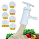 Tuojin German imported quality household manual small noodle machine old-fashioned river fishing machine hand-twisted noodle machine oatmeal noodle machine + 2 funnels (enema set)