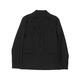 Acne Studios Men's Suit Warm Anti-Wrinkle Polyester Commuting Business Jacket Simple Black One Size | EU-52