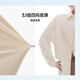 Jiaoxia casual outdoor ultra-lightweight women's cool sunscreen shirt AL016 light rattan gray M