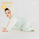 Balabala shopping mall same style Balabala children's clothing baby jumpsuit 2025 new spring baby crawler suit fake two pieces green tone 00344 66cm