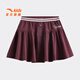 ANTA children's skirt, big girl's skirt, 26 summer trend pleated sports and leisure mall same style 362628311 burgundy purple-2 130 cm