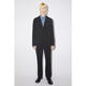 Acne Studios Men's Suit Warm Anti-Wrinkle Polyester Commuting Business Jacket Simple Black One Size | EU-52