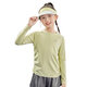 Yoyo one girls quick-drying clothes 2026 new children's tennis training sportswear spring clothes great-looking bottoming shirt badminton clothes 25127 light yellow green quick-drying clothes 120