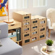 Sanqihu Shoe Box Storage Box Drawer-type Kraft Paper Box Carton Dust-proof Dormitory Thickened Transparent Empty Box Short Boots to Save Space Hardened Unisex 4 Pieces Best-Selling Within 46 Sizes