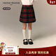 Teenie Weenie Kids Bear Children's Wear 26 New Girls Baby College Plaid A Version Pleated Skirt Mixed Color 130cm