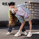 Belle Children's Shoes Children's Shoes Girls' Sports Shoes 26 Spring and Autumn New Campus White Shoes Boys and Children's Casual Shoes Black 27 (Recommended Foot Length 162-168mm)