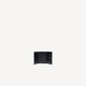 BALENCIAGA HOURGLASS Women's Black Smooth Calf Leather Flip Mini Wallet Black Mini