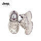 Jeep children's sports shoes 2026 spring new thick-soled dad shoes mesh breathable functional running shoes for boys and girls Mi Purple 26 Shoe inner length 16.6cm